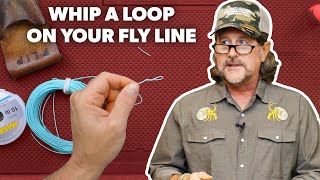 How to Whip a Loop on to a Fly Line [upl. by Vasileior]