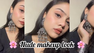 Nude makeup look  Basic makeup tutorial [upl. by Otcefrep]