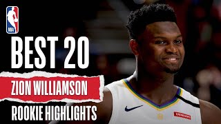 Zion Williamsons 20 BEST Rookie Highlights [upl. by Kaule]