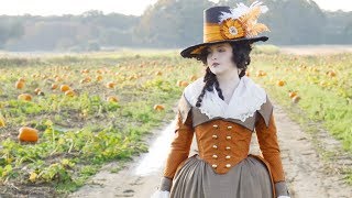 Costume Spotlight 18th c Striped Redingote [upl. by Htebasyle]