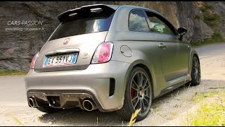 Abarth 695 Biposto Akrapovic sound exhaust acceleration [upl. by Samantha]