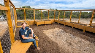 Enclosed Walk In Garden with Raised Beds [upl. by Olecram]