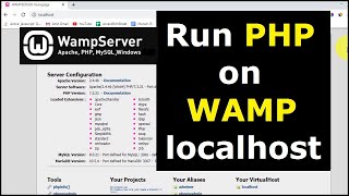 How to Run PHP Program using WAMP Server [upl. by Arlan]