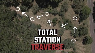 How to do a traverse with a total station  SURVEYING TRAINING [upl. by Ardnael]