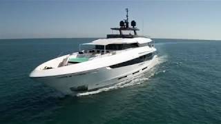 Mangusta Oceano Namastè  Navigate Miami in style  Mangusta Yachts [upl. by Inram]