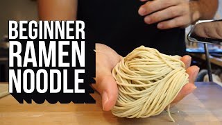 Beginner Guide to Making Ramen Noodles from Scratch [upl. by Jaf732]