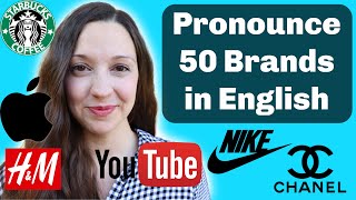 Pronounce Top 50 Brand Names in English [upl. by Fremont586]