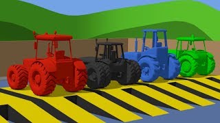 Tractor and other stories about childrens agricultural vehicles  Video for Kids  Traktory Bajki [upl. by Asit]