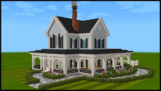 Minecraft How to Build a Farmhouse  PART 1 [upl. by Hseyaj316]