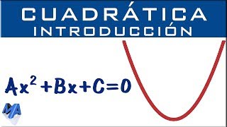 Ecuación cuadrática  Introducción [upl. by Animsaj]