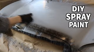 How to Paint Your Car using Rattle cans Paintjob [upl. by Huang]