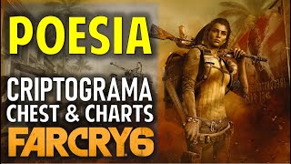 Poesia Criptograma Chest amp Charts Locations  Costa Del Mar Madrugada  FAR CRY 6 Collectibles [upl. by Oirasan]