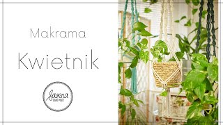 DIY Kwietnik ze sznurka  Makrama  Savena [upl. by Ruelle182]