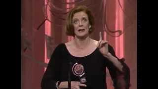 1990 Tony Awards  Maggie Smith  Best Actress in a Play [upl. by Niliac]