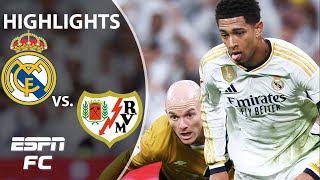 Real Madrid vs Rayo Vallecano  LALIGA Highlights  ESPN FC [upl. by Ambrosia]