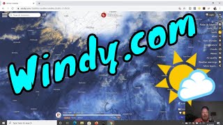 Windycom A Quick Look at this great free weather radar app [upl. by Backer]