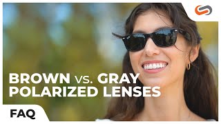 Brown VS Gray Polarized Lenses for Your Sunglasses  SportRx [upl. by Adalai70]