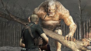 Resident Evil 4  El Gigante Boss Fight 4K 60FPS [upl. by Winzler23]