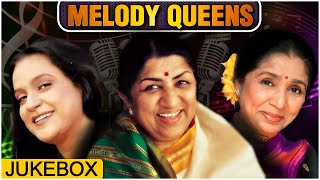 Bollywood Melody Queens  Lata Mangeshkar Asha Bhosle Hemlata  Old Hindi Songs [upl. by Marice681]