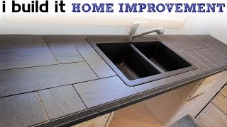 How To Install A Tile Counter Top [upl. by Inajna]