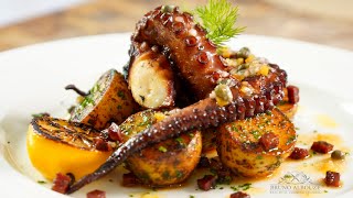 Grilled Spanish Octopus – Bruno Albouze [upl. by Boycie980]