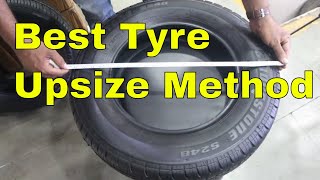 Best Tyre Upsize Method Explained क्या है Tyre Upsize [upl. by Shelly]