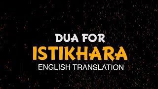 Istikhara dua with English Translation [upl. by Cindi]