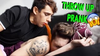 INSANE THROW UP PRANK ON BOYFRIEND [upl. by Somar]