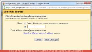 How to Change your Sender Name in Gmail [upl. by Vilberg]