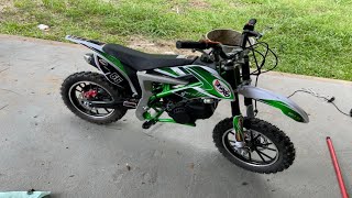 XPRO 50cc Dirt Bike Review And First Ride PowerSportsMax [upl. by Ydnes]