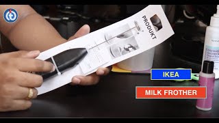 IKEA MILK FROTHER Review amp Battery Installation [upl. by Adranoel]