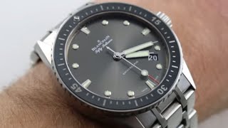 Blancpain Fifty Fathoms Bathyscaphe Ref 5000111070B Watch Review [upl. by Daloris]