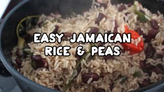 How to make Easy Jamaican Rice amp Peas [upl. by Dash]