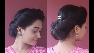 Messy Hair Updo For Every OccasionsEasy Bun HairstyleStep By StepAsmita [upl. by Molton356]