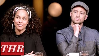 THR Full Oscar Songwriters Roundtable Justin Timberlake John Legend Alicia Keys amp More [upl. by Gilson]