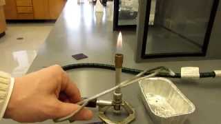 Chemistry Demo Burning Magnesium [upl. by Kcired]