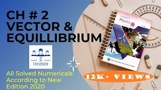 All solved numerical of Chapter 2 Vector amp Equilibrium  class 11 Physics Year 2022 [upl. by Apthorp]