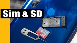 how to insert sim and sd in blackview phone [upl. by Silma96]