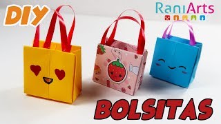 DIY  BOLSITAS DE REGALO ORIGAMI  GIFT BAGS [upl. by Charisse396]