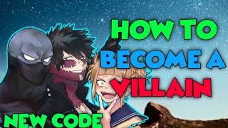 🔥 New Code  How to become a villain on my hero mania  New Code [upl. by Cindee673]