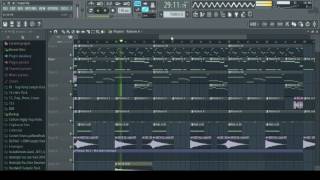 TrapRap Beat In FL Studio 12  FLP [upl. by Ardnasxela751]