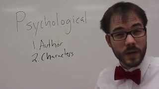 What is Psychological Criticism [upl. by Lanrev705]