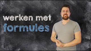 Verbanden  Werken met formules [upl. by Armilda]