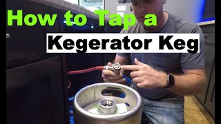 Man Cave Know How How to Tap a Kegerator Keg [upl. by Isolda357]