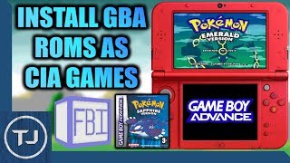 3DS Create amp Install GBA Virtual Console CIAs [upl. by Lisetta664]