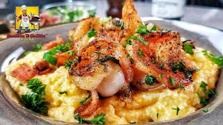 Shrimp and Grits  Shrimp and Grits Recipe [upl. by Drud]