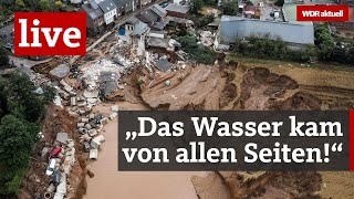 Unwetter in NRW Die Lage in Erftstadt Hagen und Stolberg  WDR aktuell [upl. by Virgel327]