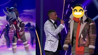 The Masked Singer  The Rhino Performances and Reveal 🦏 [upl. by Enisamoht]