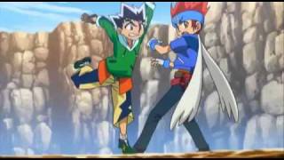 Beyblade Metal Masters  Gingka vs Masamune [upl. by Olinad]