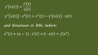 Gewöhnliche DGL 16 Eulersche 2 Ordnung [upl. by Milicent]